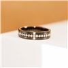Image 2 : 18K Gold Black Gold Diamond Ring