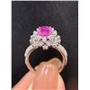 Image 3 : Natural Unheated Pink Sapphire Ring