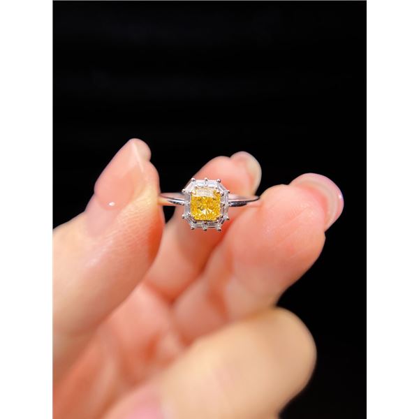 Fancy Yellow Diamond Ring