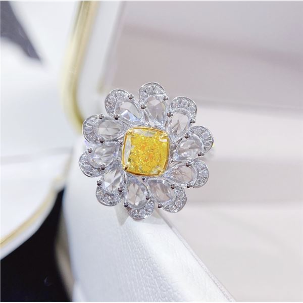 Yellow Diamond Ring