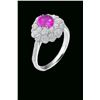Natural Unheated Pink Sapphire Ring