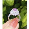Image 2 : Natural Unheated Pink Sapphire Ring