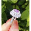 Image 3 : Natural Unheated Pink Sapphire Ring