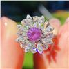 Natural Unheated Pink Sapphire Ring
