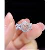 Image 1 : Pink Diamond Oval Engagement Ring