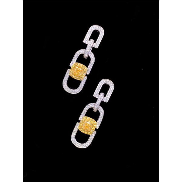 Simple Geometric Surrounding Earrings