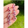 Image 1 : Ruby and Diamond Drop Earrings
