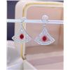 Image 1 : Ruby and Diamond Earrings