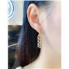 Image 4 : Yellow Diamond Tassel Earrings
