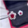 Image 2 : Ruby Stud Earrings