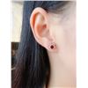 Image 3 : Ruby Stud Earrings