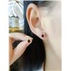 Image 4 : Ruby Stud Earrings