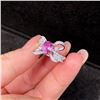 Image 2 : Natural Unheated Pink Sapphire Ring