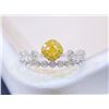 Vintage Yellow Crown Diamond Ring