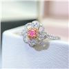 Image 2 : Pink Diamond Clover Ring