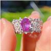 Vintage Palace Pink Sapphire Ring