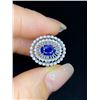 Royal Blue Sapphire Ferris Wheel Ring