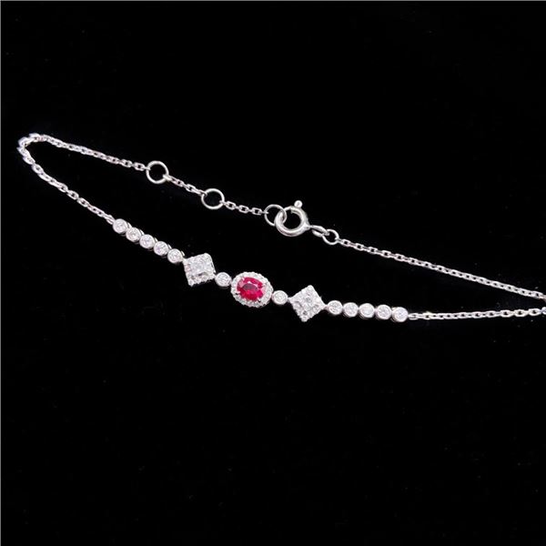 Ruby Diamond Bracelet