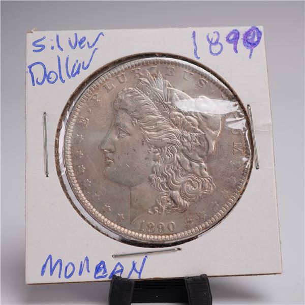 1890 Morgan Dollar Silver One Dollar Coin