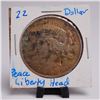 Image 1 : 1922 Peace Dollar Silver One Dollar Coin
