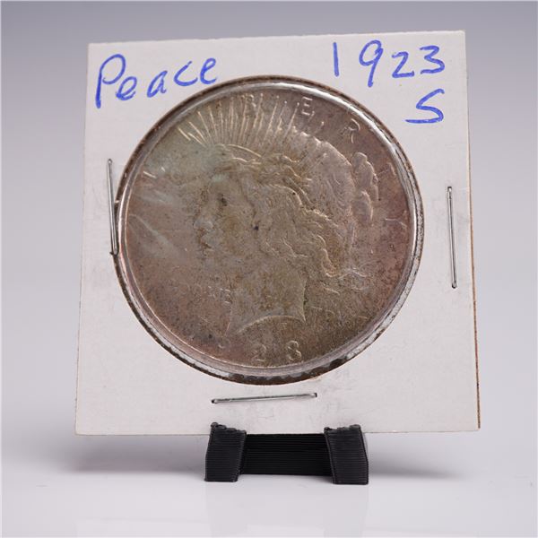 1923-S Peace Dollar Silver One Dollar Coin