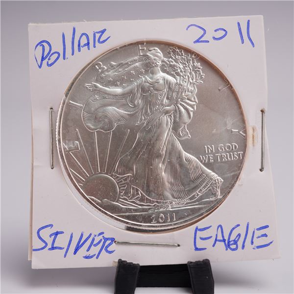 1990 American Silver Eagle One Dollar Coin