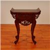 Image 1 : Chinese Carved Hardwood Altar Table w/ Drawer, Phoenix & Floral Motifs