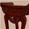Image 2 : Chinese Carved Hardwood Altar Table w/ Drawer, Phoenix & Floral Motifs