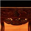Image 7 : Chinese Carved Hardwood Altar Table w/ Drawer, Phoenix & Floral Motifs