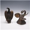 Image 2 : 2pc Cast Metal Carl Wagner Elephant Bell and Eagle Doorknocker