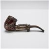Image 1 : Antique German Wood Pipe with Intricate Filigree Metal Design