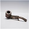 Image 4 : Antique German Wood Pipe with Intricate Filigree Metal Design