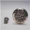 Image 3 : 2pc Sterling Silver Thimble and Hat Pin Holder