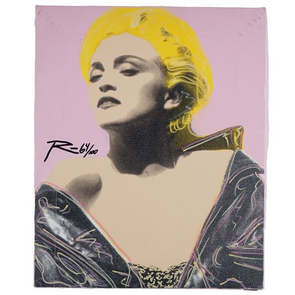 Ringo Silkscreen on Canvas, Madonna
