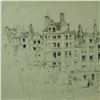 Image 3 : Original Charcoal Drawing, Rue St Jacques from Rue de la Parchminerie, 1921