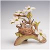 Image 1 : Cybis Porcelain Figurine, Wood Wren with Dogwood