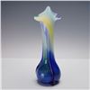 Image 2 : Jack In The Pulpit Hand Blown Art Glass Vase
