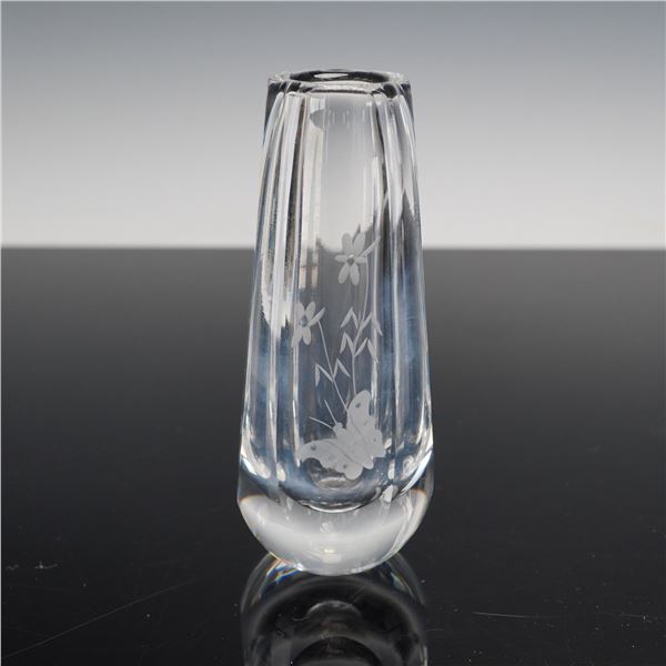 Orrefors Crystal Bud Vase