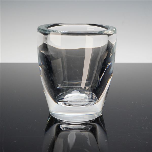 Steuben Crystal Short Vase
