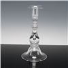 Image 2 : Steuben Clear Crystal Candle Holder, Teardrop