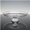 Image 1 : Steuben Clear Crystal Pedestal Tazza