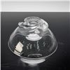 Image 3 : Steuben Clear Crystal Bowl on Swirl Base
