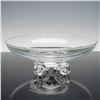 Image 1 : Steuben Crystal Center Bowl with Four Air-Twist Feet