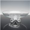 Image 2 : Steuben Crystal Center Bowl with Four Air-Twist Feet