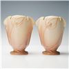 Image 2 : Pair of Roseville Pottery Vases, Teasel