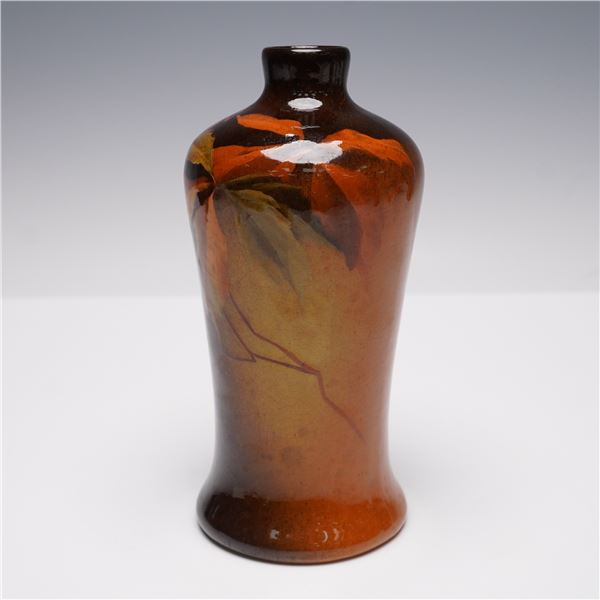 JB Owens Hand Painted Pottery Vase, Utopian