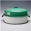 Image 2 : Vollrath Kook King Ware Green Enamelware Roasting Pan