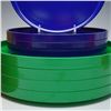Image 4 : 16pc Massimo Vignelli for Heller Multicolor Plastic Bowls, Mugs, and Plate