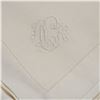Image 2 : Assortment of Linen Handkerchiefs with Monogram Embroidery
