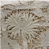 Image 3 : 9pc Floral Cutwork Embroidered Linen Tablecloth and Placemat Set